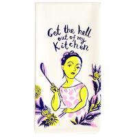 Blue Q Tea Towel - Get The Hell Out
