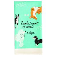 Blue Q Tea Towel - People To Meet: Dogs