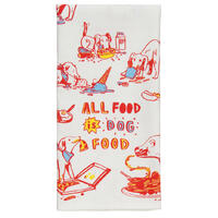 Blue Q Tea Towel - All Food is Dog Food