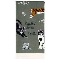 Blue Q Tea Towel - People I Love: Cats