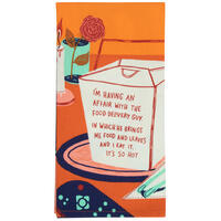 Blue Q Tea Towel - Food Delivery