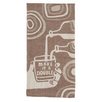 Blue Q Tea Towel - Make It A Double