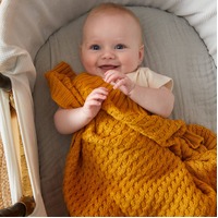 Pilbeam Nordic Kids - Honey Basket Weave Knit Blanket