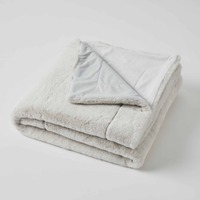 Pippa By Pilbeam Living - Grey Faux Fur Throw Blanket