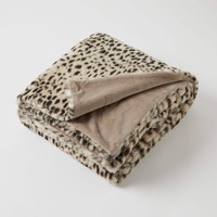 Pilbeam Living - Animal Print Faux Fur Throw Blanket