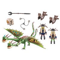 Playmobil How To Train Your Dragon - Dragon Racing: Ruffnut and Tuffnut with Barf and Belch