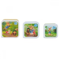 Peter Rabbit Nesting Snack Box 3pc - Animated Peter Rabbit