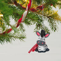 2021 Hallmark Keepsake Ornament - 2021 Born to Stand Out Baby's 1st Christmas Zebra