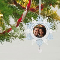 2023 Hallmark Keepsake Ornament - Our First Christmas Together Snowflake Photo Frame