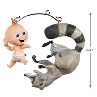 2020 Hallmark Keepsake Ornament - Disney/Pixar Incredibles 2 Jack-Jack vs. Raccoon Set of 2