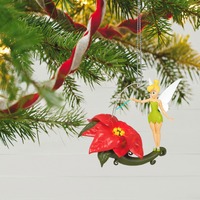 2023 Hallmark Keepsake Ornament - Disney Tinker Bell Pixie-Dusted Poinsettia