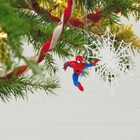 2023 Hallmark Keepsake Ornament - Marvel Spider-Man Spins a Snowflake