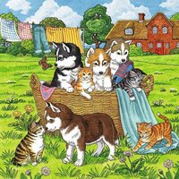 Ravensburger Puzzle 3x49pc - Cats and Dogs