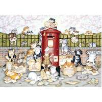 Ravensburger Puzzle 1000pc - Crazy Cats… Lost in the Post