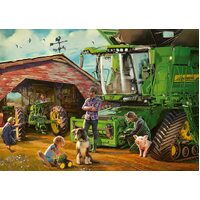 Ravensburger Puzzle 1000pc - John Deere Then And Now