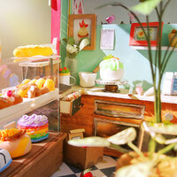 Rolife Wooden Model - DIY Minature House Dessert Shop