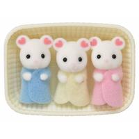 Sylvanian Families - Marshmallow Mouse Triplets