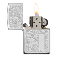 Zippo Lighter - Venetian High Polish Chrome