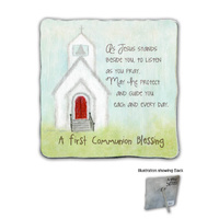 First Communion Painted Plaque