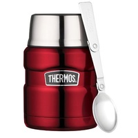 Thermos Stainless King Food Jar 470ml Red