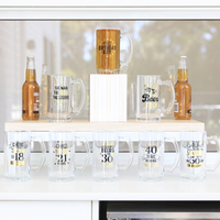 Splosh Sip Celebration Beer Glass - 50th