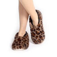 Snugg Ups Ladies Wild Prints - Leopard Caramel