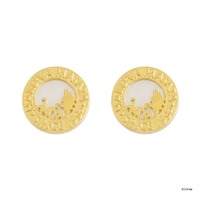 Disney x Short Story Earrings The Lion King Hakuna Matata - Gold