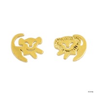 Disney x Short Story Earrings The Lion King Simba - Gold
