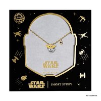 Star Wars x Short Story Necklace - Grogu - Gold