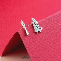 Disney x Short Story Earrings Tangled Rapunzel & Tower - Silver
