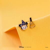 Disney X Short Story Earrings Mickey Fantasia Broom & Wizard Hat - Epoxy