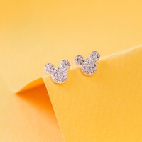 Disney X Short Story Earrings Mickey Ears - Diamante