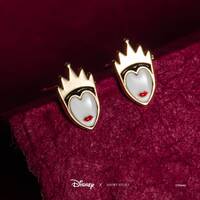 Disney x Short Story Earrings Evil Queen Face - Epoxy