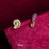 Disney x Short Story Earrings Ursula Snail Shell And Tentacle - Diamante 