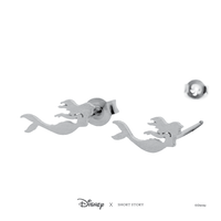 Disney x Short Story Earrings Ariel - Silver