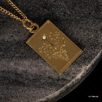 Harry Potter x Short Story Necklace - Doe - Gold
