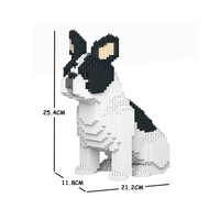 Jekca Animals - French Bulldog Sitting 22cm
