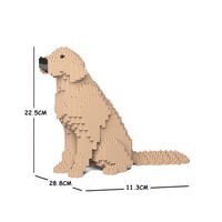 Jekca Animals - Golden Retriever Sitting 22cm