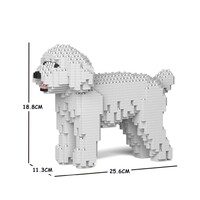 Jekca Animals - Toy Poodle 18cm