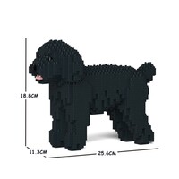 Jekca Animals - Toy Poodle Black 18cm