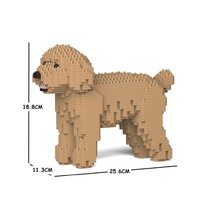 Jekca Animals - Toy Poodle Fawn 18cm