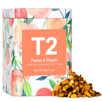 T2 Loose Tea 100g Gift Tin - Packs a Peach
