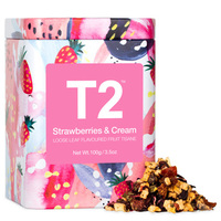 T2 Loose Tea 100g Gift Tin - Strawberries & Cream