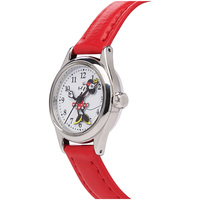 The Original Mickey Collection Watch - Silver + Red 25mm Ft Minnie