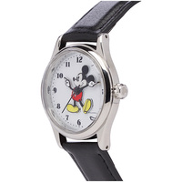 The Original Mickey Collection Watch - Silver + Black 34mm