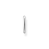 Thomas Sabo Charm Club - Single Hoop Classic Silver Earring 1.35cm