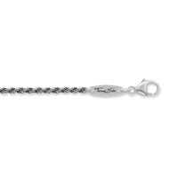 Thomas Sabo Charm Club - Cord Thick Silver Blackened Chain