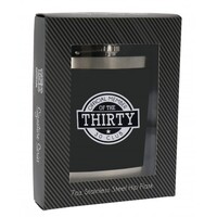 Stainless Steel Hip Flask - Thirty