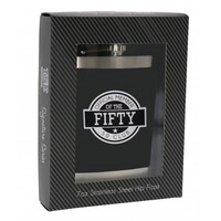 Stainless Steel Hip Flask - Fifty
