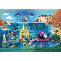 Clementoni Puzzle 1000pc - Disney The Little Mermaid Story Maps